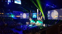 Picture taken from the VIP seating area.