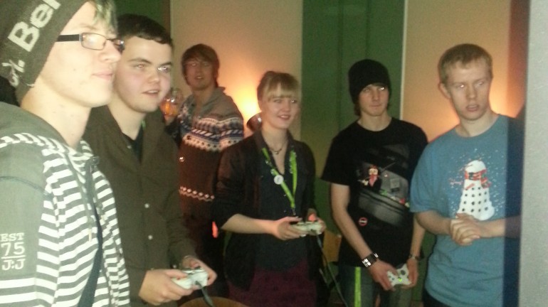 Members of the public came to play Dr. Necro's Time of Death at Game City Nights.