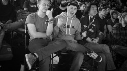 In this picture is Luc Shelton, Chris Mullins, and Tobey Lundstrom.